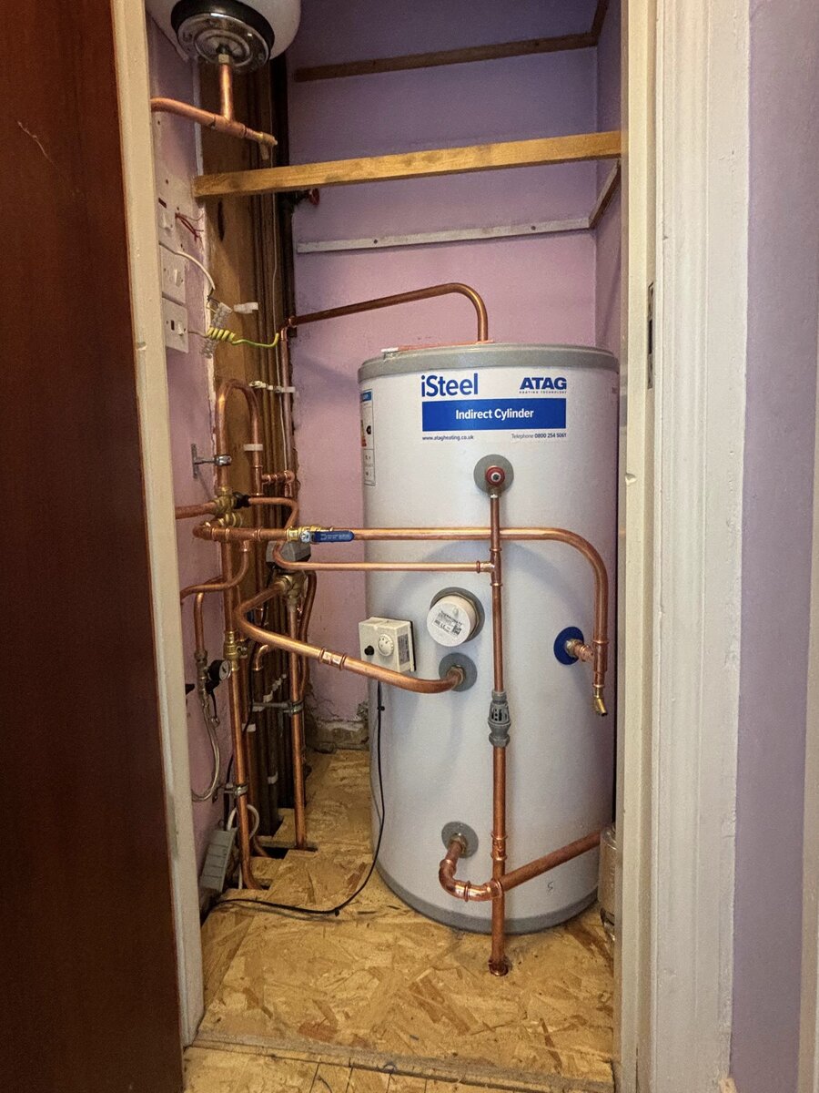 Boiler in a tight space